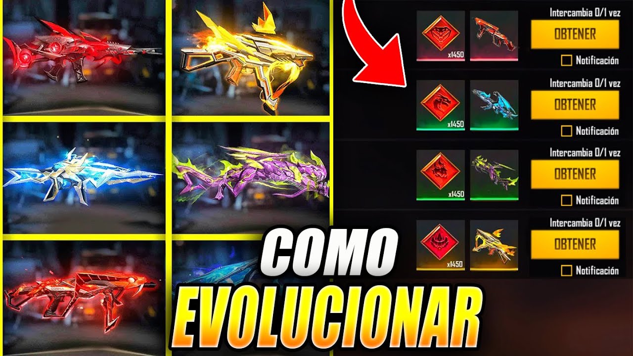 existe un generador de armas evolutivas funcional para free fire descubrelo aqui